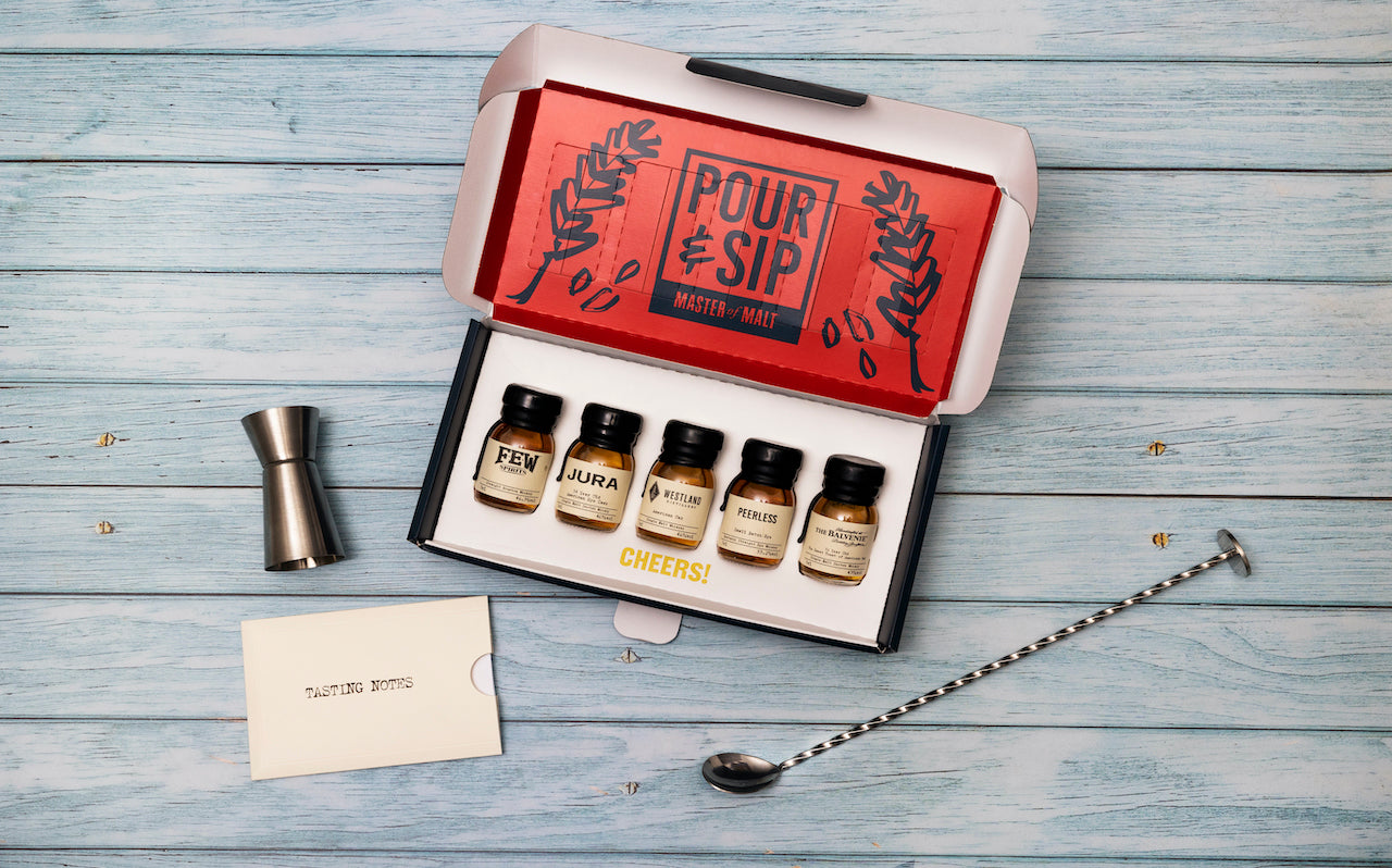 The latest themed July Pour & Sip box!