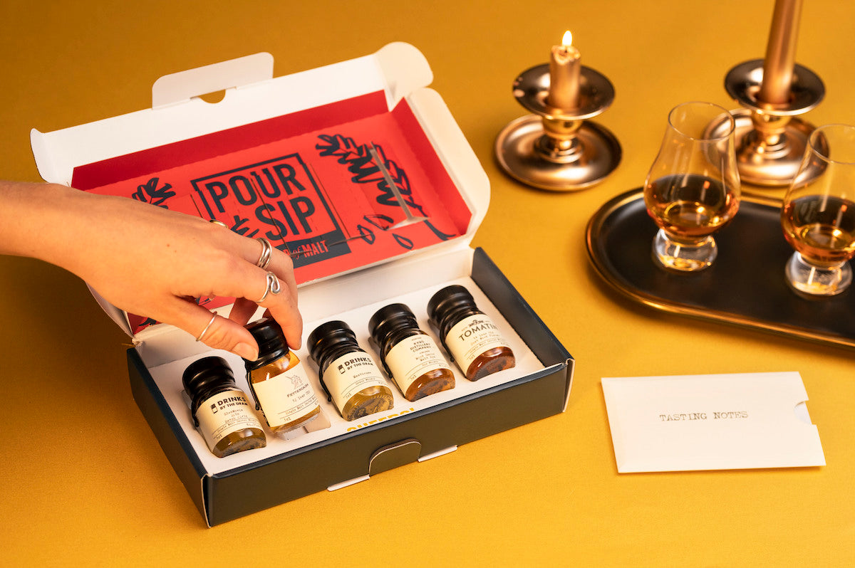 Opening October's Pour & Sip box!
