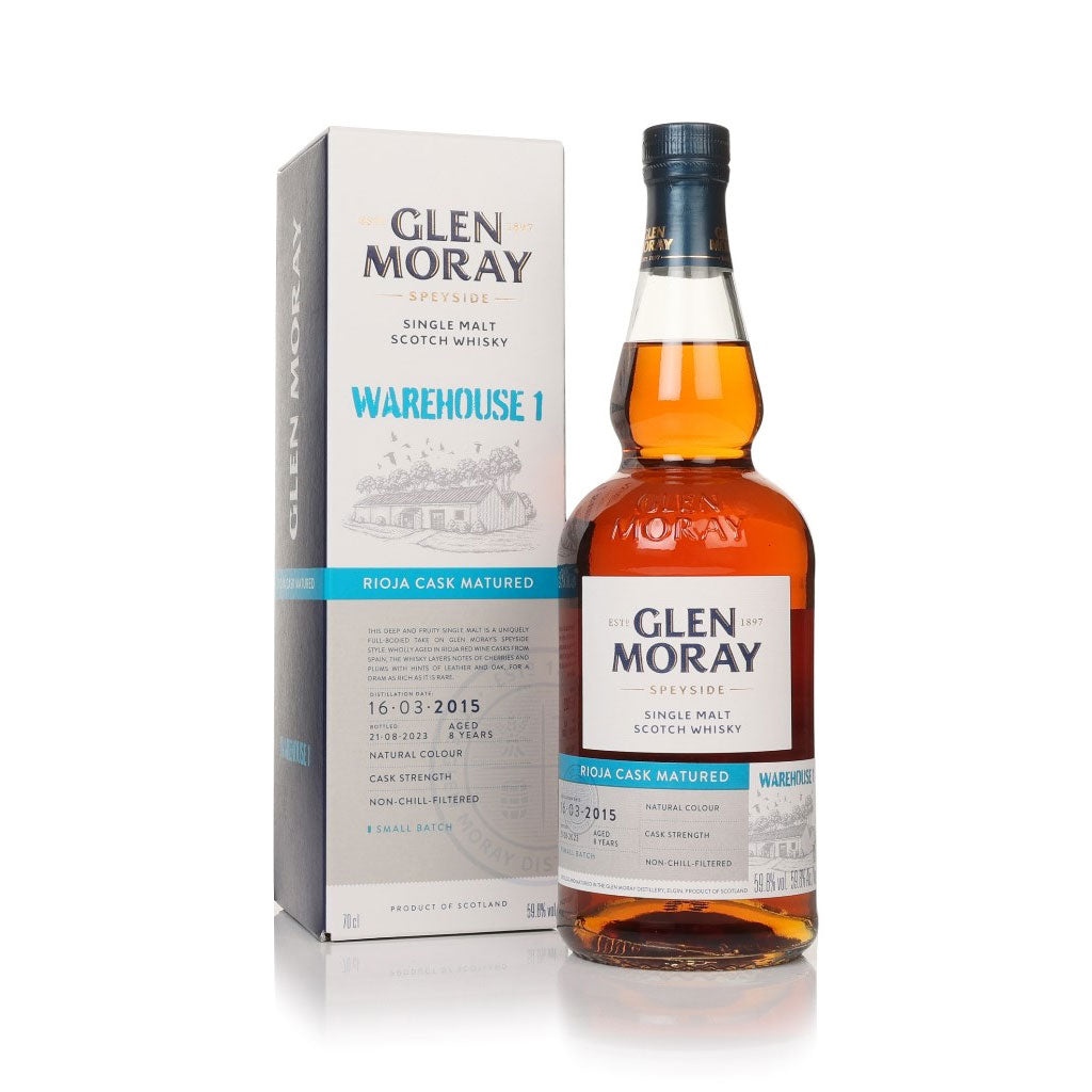 Glen Moray 8 Year Old 2015 Rioja Matured - Warehouse 1