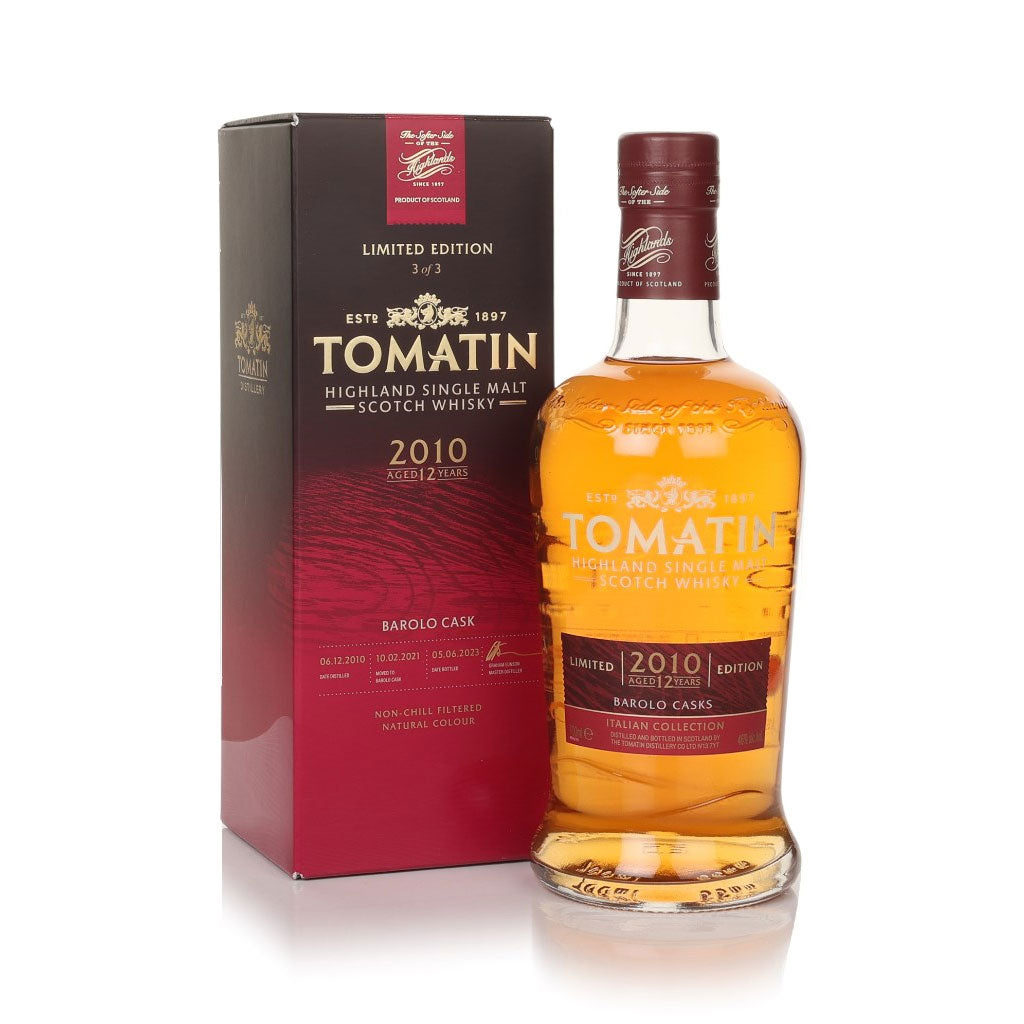 Tomatin 12 Year Old 2010 Italian Collection - Barolo Cask